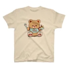 ちゃめっこまうすのプリン大好きくま スタンダードTシャツ