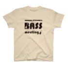 ベース会ONLINE SHOPのBASS MEETING 1（黒ロゴ） Regular Fit T-Shirt