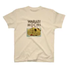 スロータイプ書店 Slowtype BooksのWARABI MOCHIわらび餅 黒蜜かけ 199 スタンダードTシャツ