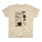 PANDA panda LIFE***のロゴロゴ　パンダ Regular Fit T-Shirt