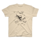 cyilaboの馬乗りパンダ空を飛ぶ Regular Fit T-Shirt