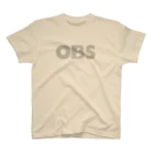 OiBokkeShi のOBS(OiBokkeShi)ロゴTEEB スタンダードTシャツ