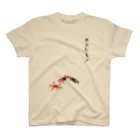 カニ小宇宙のカニたち！紺文字T Regular Fit T-Shirt