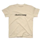 ちょっとキャンプ行ってくる。のchottocampロゴ スタンダードTシャツ