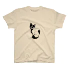 やまねくんの見返り美猫 スタンダードTシャツ