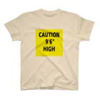 Miyanomae ManufacturingのCAUTION 9'6" HIGH スタンダードTシャツ