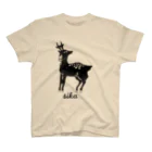 mizuamechanの鹿 スタンダードTシャツ