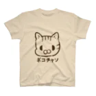 momotoのシンプルネコチャソ スタンダードTシャツ