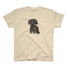 大絶滅洋服店の黒い犬 Regular Fit T-Shirt