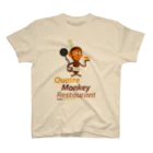 Quatre Illustrationのキャトル・モンキー・レストラン02 Regular Fit T-Shirt