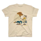 Quatre Illustrationの犬のお医者さん スタンダードTシャツ