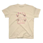 TOYOGON沖縄のフレブル「しろブルちゃん」 スタンダードTシャツ