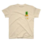 ekoeko ショップのI love パイナップル ワンポイントTシャツ Regular Fit T-Shirt