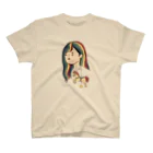 kanata△▽△のsankakusan HorsePiece Regular Fit T-Shirt