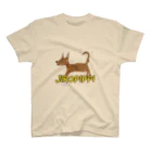 papapamaの手書き風　じろぴっぴ　犬　ドッグ スタンダードTシャツ