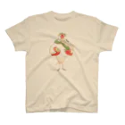 ふろしき文鳥のお店の苺のヘタ冠 Regular Fit T-Shirt