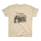 洋古書復刻堂「エスプリ　ド　グランヴィル」のJ・J・グランヴィル画『ウサギと亀（ラフォンテーヌ（イソップ）寓話集より）』  Regular Fit T-Shirt