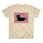 まろ屋のくつ下をはいたネコ（ピンク） Regular Fit T-Shirt