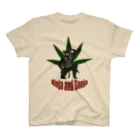 420 MUSIC FACTORYのNINJA and GANJA（忍者とガンジャ） スタンダードTシャツ