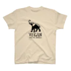 VEGAN SHOP FREEのVEGAN FOR THE ANIMALS スタンダードTシャツ