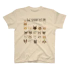 みきぞーん｜保護猫 ミッキー画伯と肉球とおともだちのミッキー画伯と仲間たち Regular Fit T-Shirt