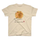 サムシングbirthのガーベラちゃん　　花はあるがままに咲く🌼 スタンダードTシャツ