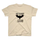 Vibin Designsのおもしろコウモリ寝ない Regular Fit T-Shirt