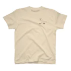 さよならさんかく またきてしかくのびっくりしてるトリ Regular Fit T-Shirt