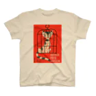 YS VINTAGE WORKSのチェコ　映画「Veliko sudjenje」ポスター　籠猫 スタンダードTシャツ