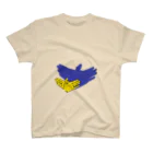 tagame_88の#ウクライナ　応援　平和の鳩 スタンダードTシャツ