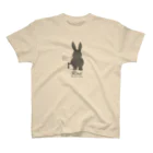 Rod the RabbitのRod the rabbit【シルエット】 スタンダードTシャツ