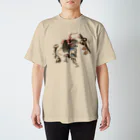 和もの雑貨 玉兎の百鬼夜行絵巻 鍋坊主【絵巻物・妖怪・かわいい】 Regular Fit T-Shirt