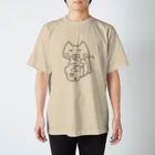 Shop タイヤキのサカナにメがないネコ Regular Fit T-Shirt