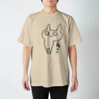 CatNip studio memeの朝メメ（紺） スタンダードTシャツ