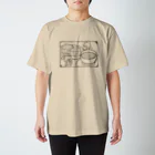 ひだまりのくまのくまときつねのおやつたいむ Regular Fit T-Shirt