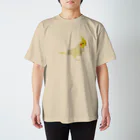 動物モチーフ雑貨店　うちのこのオカメインコ　ルチノー スタンダードTシャツ