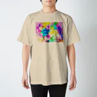 motomo.のカラフルブーケ Regular Fit T-Shirt