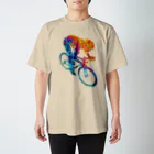 420 MUSIC FACTORYのロードバイク ロードレーサー 自転車 スタンダードTシャツ