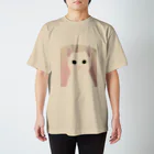 fumifuminekochanの白猫オッドアイ スタンダードTシャツ