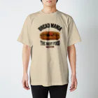 メシテロタイプ（飯テロTシャツブランド）の焼きそばパン（ビンテージ風） Regular Fit T-Shirt