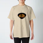 メシテロタイプ（飯テロTシャツブランド）のカレーうどん スタンダードTシャツ