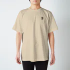 9INEHEADSのREV_Black Regular Fit T-Shirt