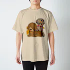 nicherϋのレトロアニマル✻ひつじ スタンダードTシャツ