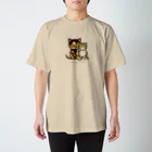 にこねこ【保護猫の保育園】のうずら・トントン親子Tシャツ Regular Fit T-Shirt