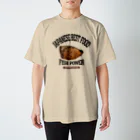 メシテロタイプ（飯テロTシャツブランド）のブリの照り焼き（ビンテージ風） Regular Fit T-Shirt