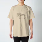 nyuunのモノクロくま Regular Fit T-Shirt