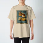 YS VINTAGE WORKSのチェコ・スロヴァキア マッチ（パンとケーキ） Regular Fit T-Shirt