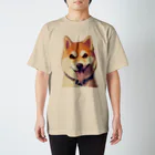 Kego_Storeのベロ出し柴ちゃん スタンダードTシャツ