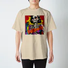 全人類健康化計画フルボディチャンネルのアメコミガイコツ美人 Regular Fit T-Shirt