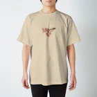 紅藤コミミズクの桜 Regular Fit T-Shirt